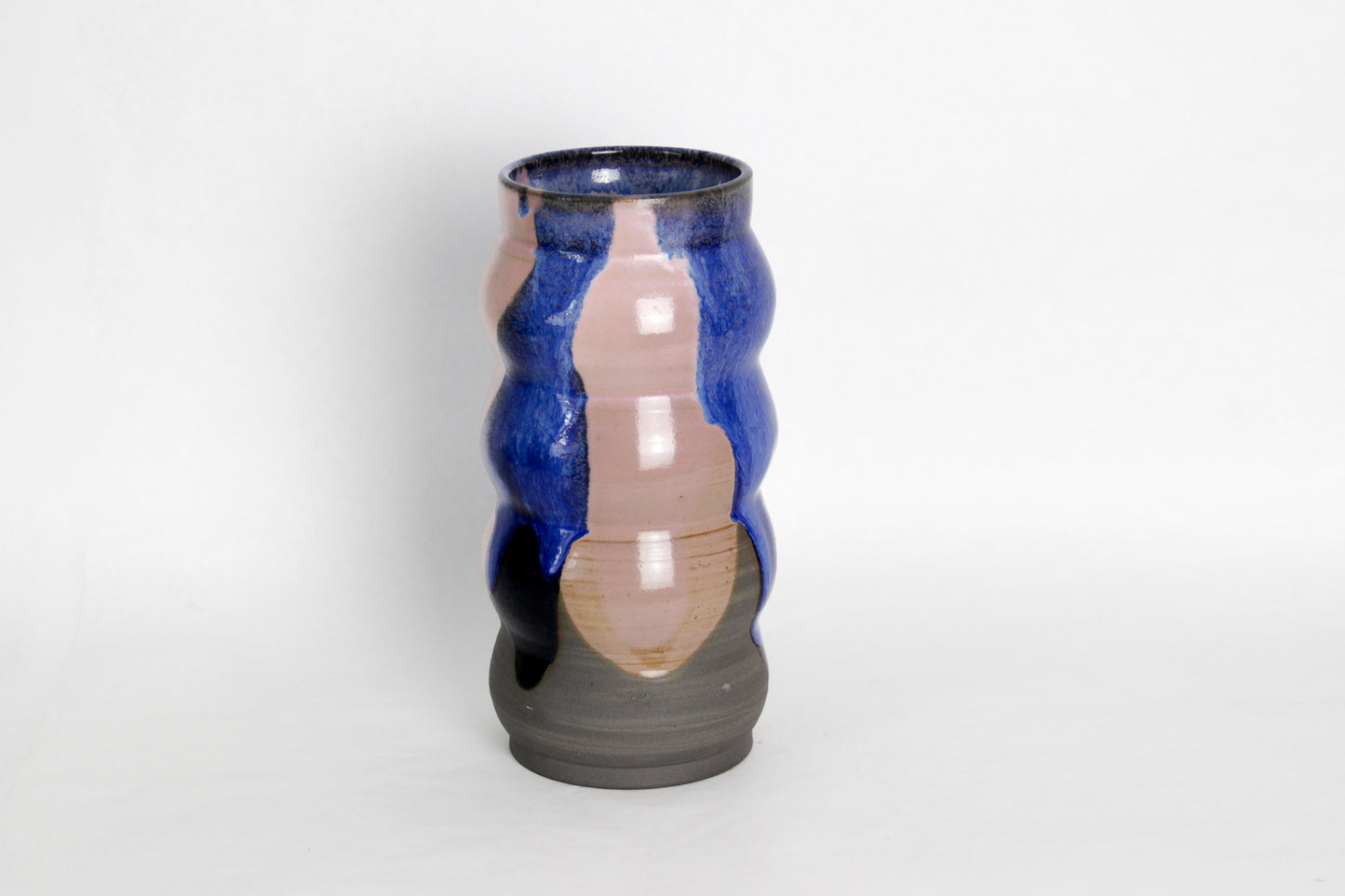 Vase vague #2 Bleu et Rose - 2023