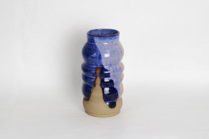 Vase vague #4 Bleu et Rose - 2024