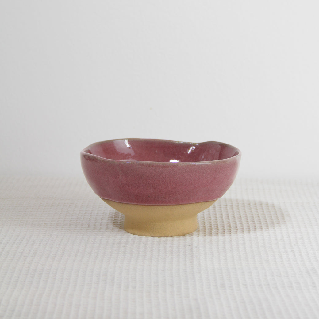 Bol à pied | quartz rose