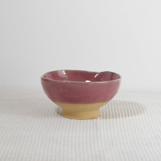 Bol à pied | quartz rose