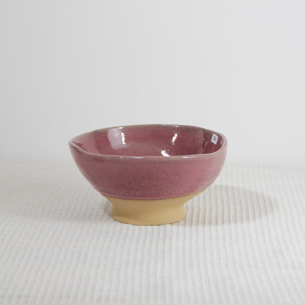 Bol à pied | quartz rose