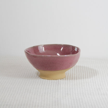 Bol à pied | quartz rose