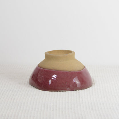 Bol à pied | quartz rose