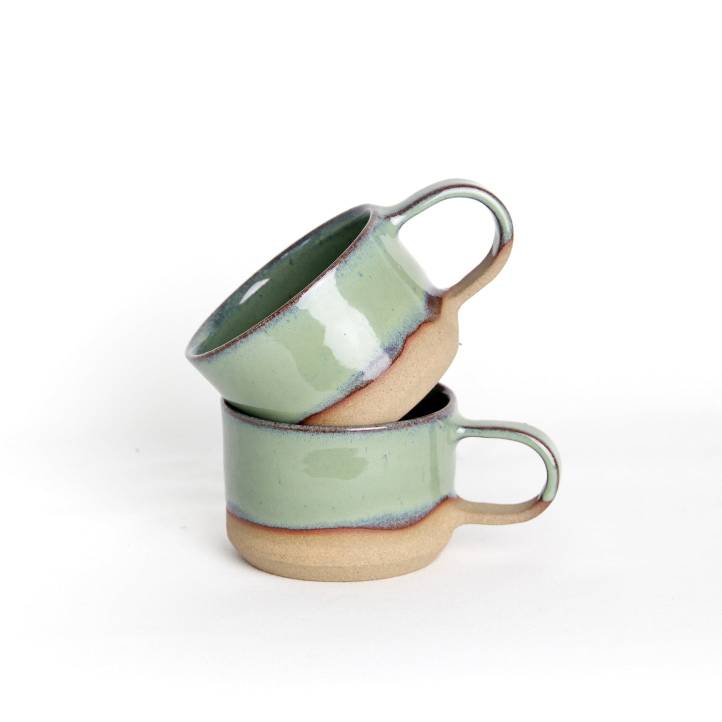 Tasse anse - Vert mousse