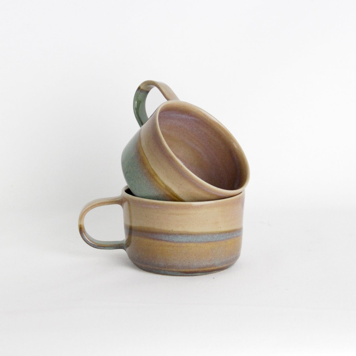 Tasse anse - paysage vert