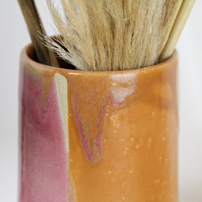 Volcano Vase | pink and green